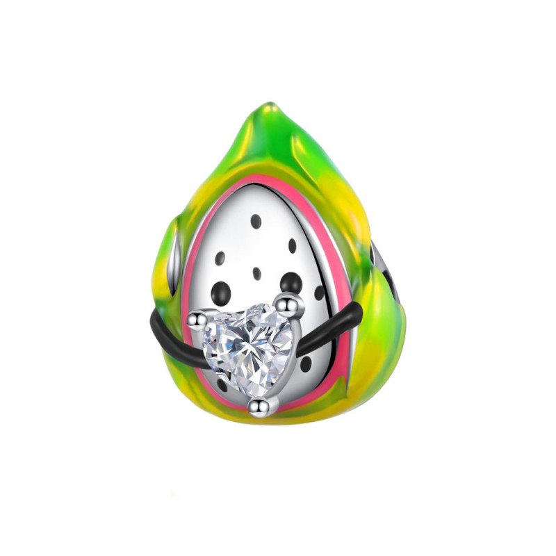 Fit Charm Bracelet 925 Sterling Silver Fruit Strawberry Cherry Avocado Pomegranate Charms Beads Dangle DIY Snake Chain For Women Bangle Necklace Pende