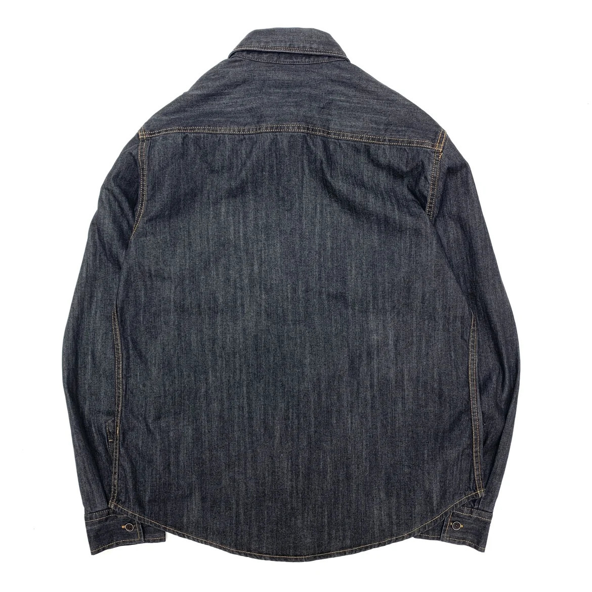 Clothing khaki denim shirt mens cotton heavyduty washing tool motorcycle loose 250403