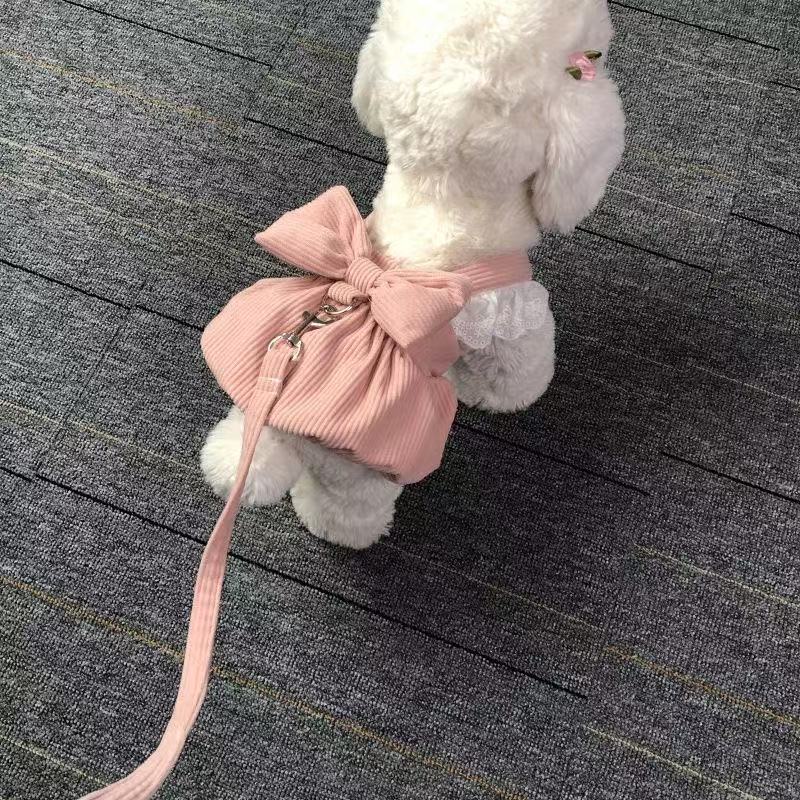 Sweater, knitted wool sweater for pets, two-legged sweater for Teddy and Pomeranian puppies.