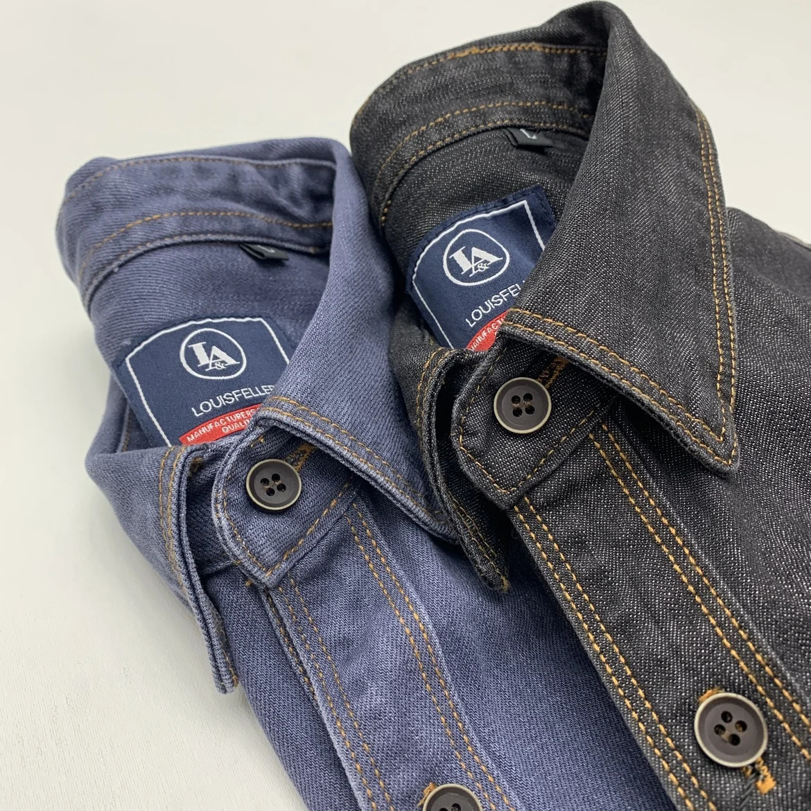 Clothing khaki denim shirt mens cotton heavyduty washing tool motorcycle loose 250403