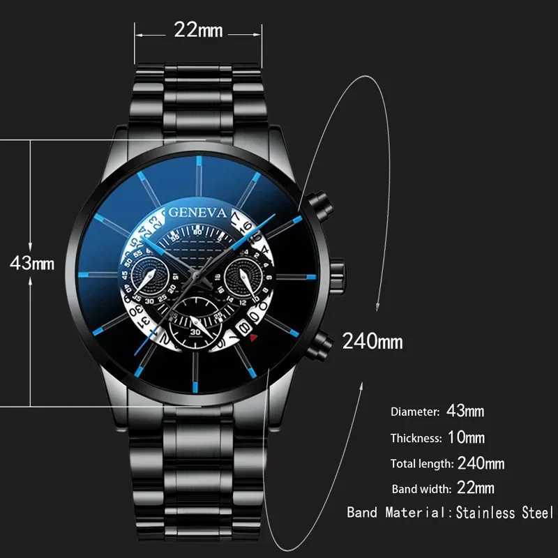 Fashion Stainless Steel Man Watch Luxury Calendar Quartz Wristwatches Male Business Watches for Man Clock Relgios MasculinoT251104