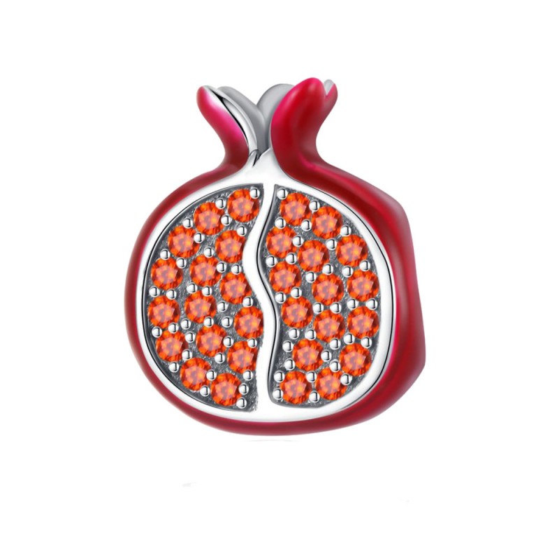 Fit Charm Bracelet 925 Sterling Silver Fruit Strawberry Cherry Avocado Pomegranate Charms Beads Dangle DIY Snake Chain For Women Bangle Necklace Pende