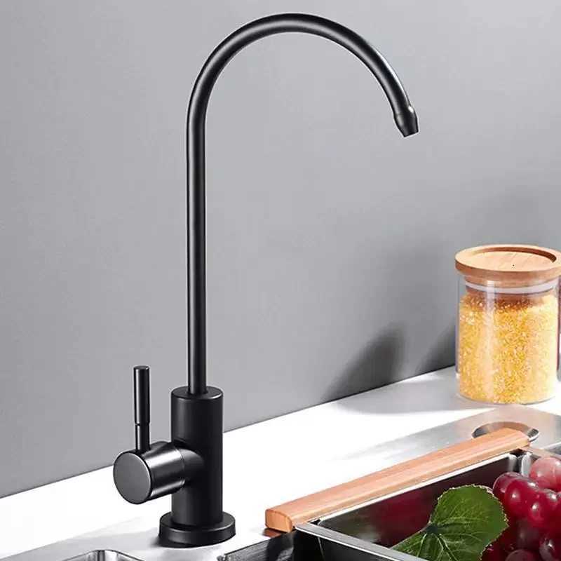 Black Matte Direct Drinking Tap 304 Stainless Steel kitchen Water Filter Tap RO ify System Rrse Osmosis Y251104
