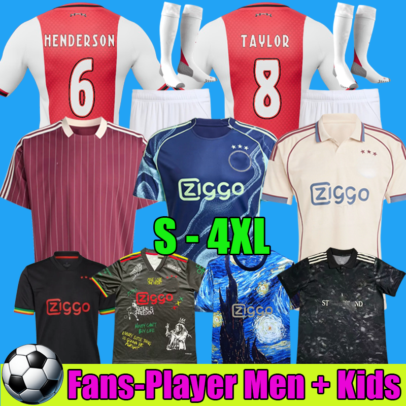 LAJAX 25 26 men home away third kids kit soccer jerseys HENDERSON AFC 2025 uniforms ajaxjersey football shirts ajaax jersey maillot de football lajax amsterdam