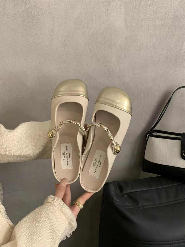 New Designer Sandals With Free Shipping Flat Bottomed French Small Fragrant Style Baotou Slippers Women's For Outdoor Wear Soft Sole Half Support
