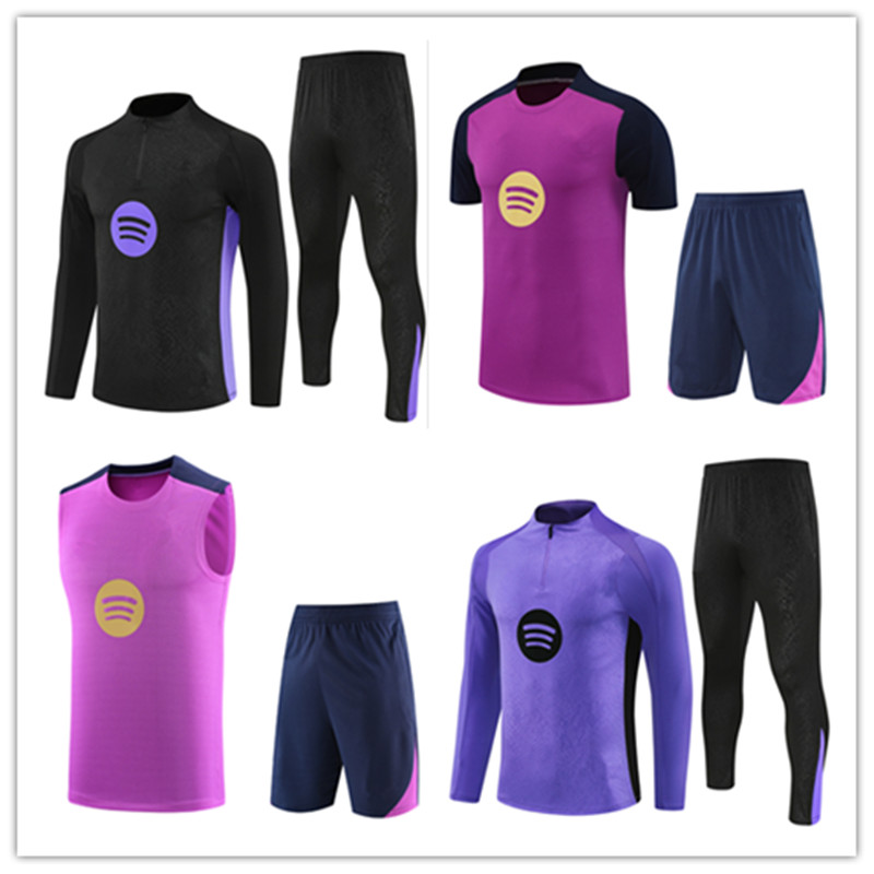 24 25 26 Barcelone Barcellona tracksuits training survetement kit retro Soccer chandal LAMINE YAMAL GAVI FERRAN PEDRI LEWANDOWSKI RAPHINHA Jerseys mens and kids
