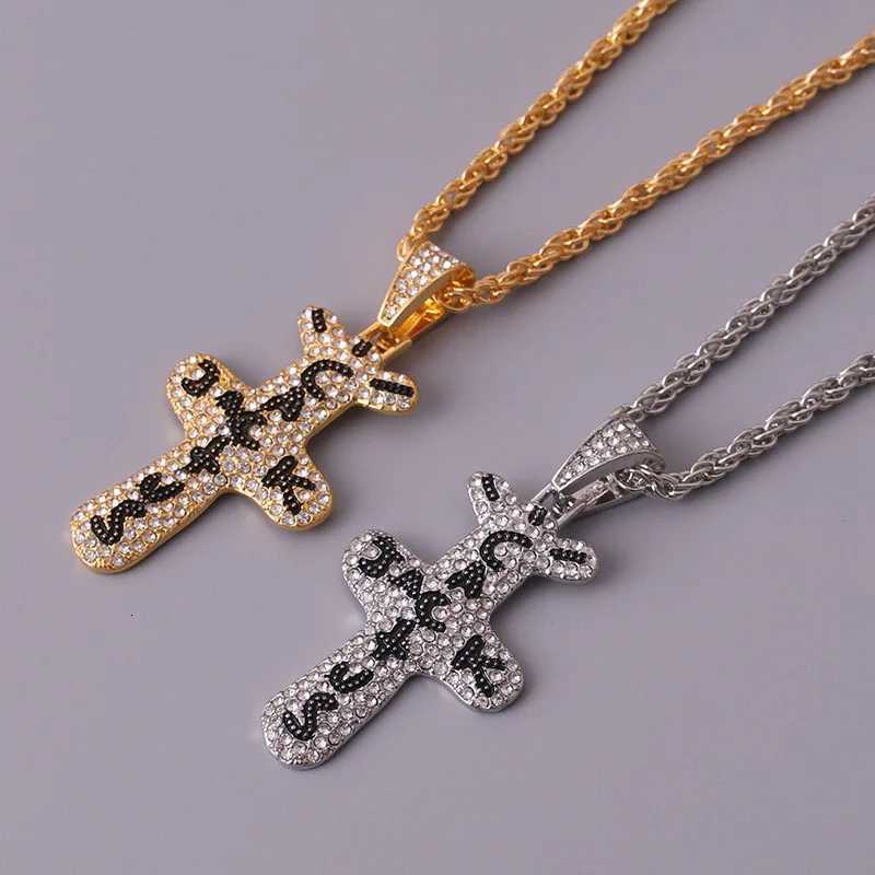 2022 Trend Hip Hop Travis scott Cactus Cubic Zirconia Silver Color Golden Necklaces Pendants For Men Jewelry Fashion AccessoriesXJ251104