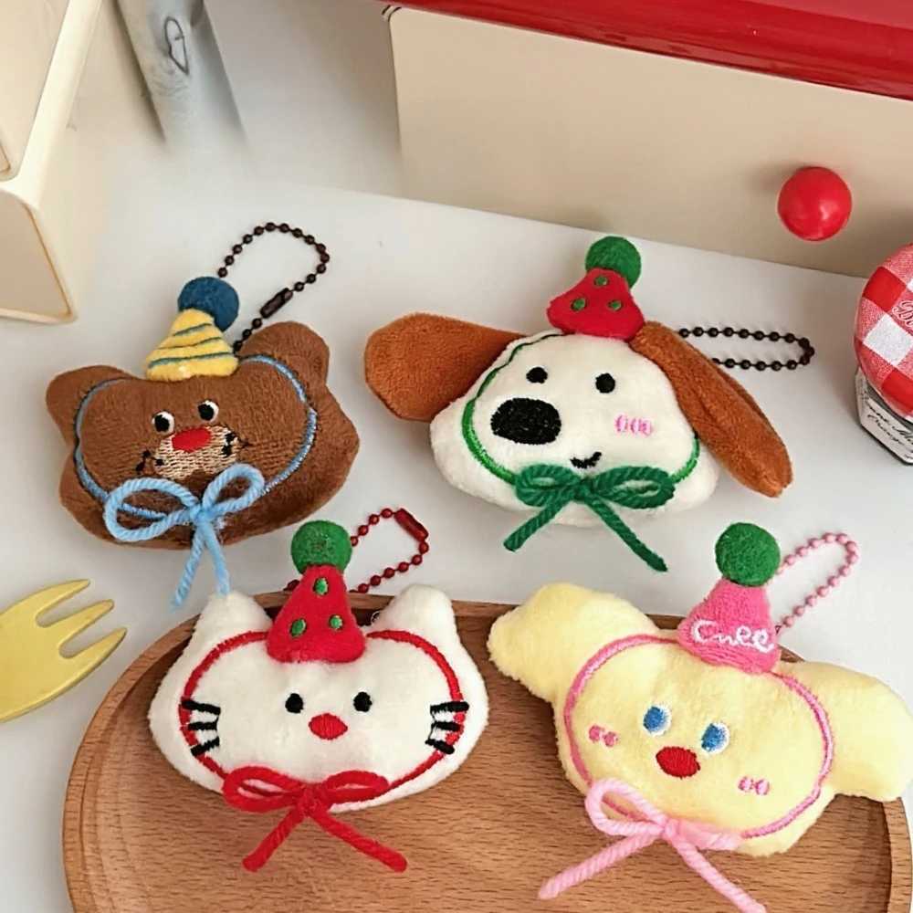 3/4/6 Pcs Cute little animal doll pendant versatile toy accessory keychain pendant C251104