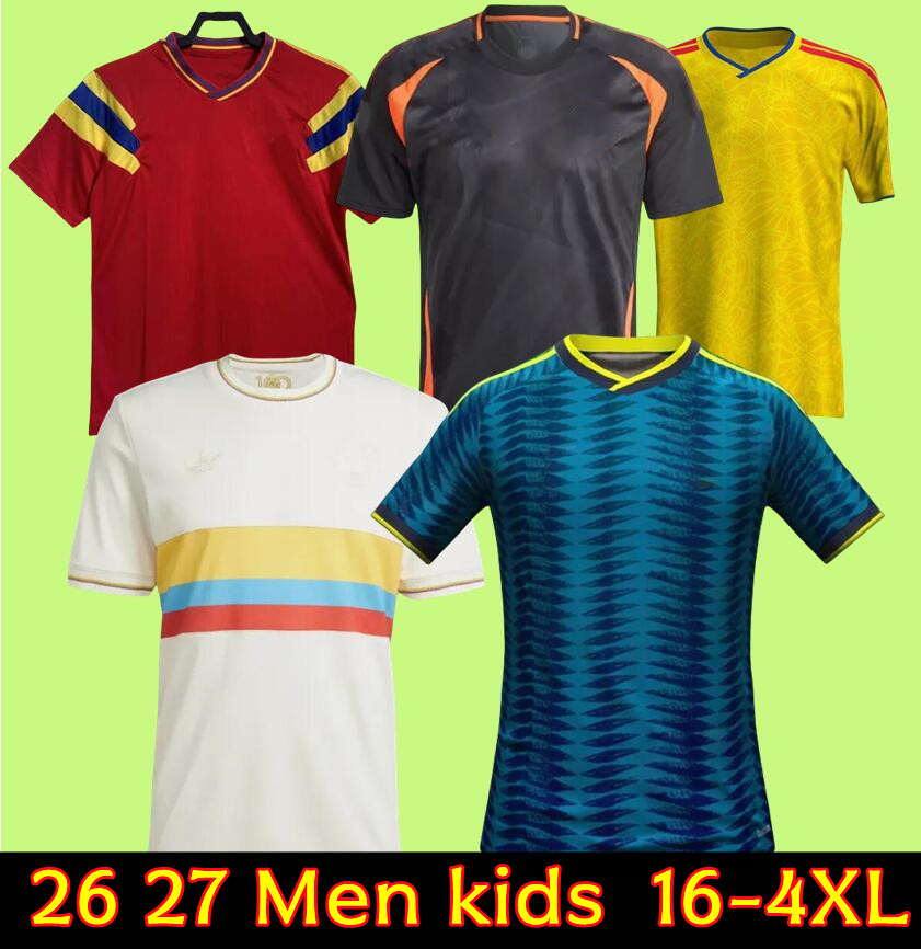 2026 2027 colombia Centenary soccer jersey 100-years anniversary Women 26 27 james LUIS DIAZ L.DIAZ J.LERMA Copa America Home away men kids kit Football fans player