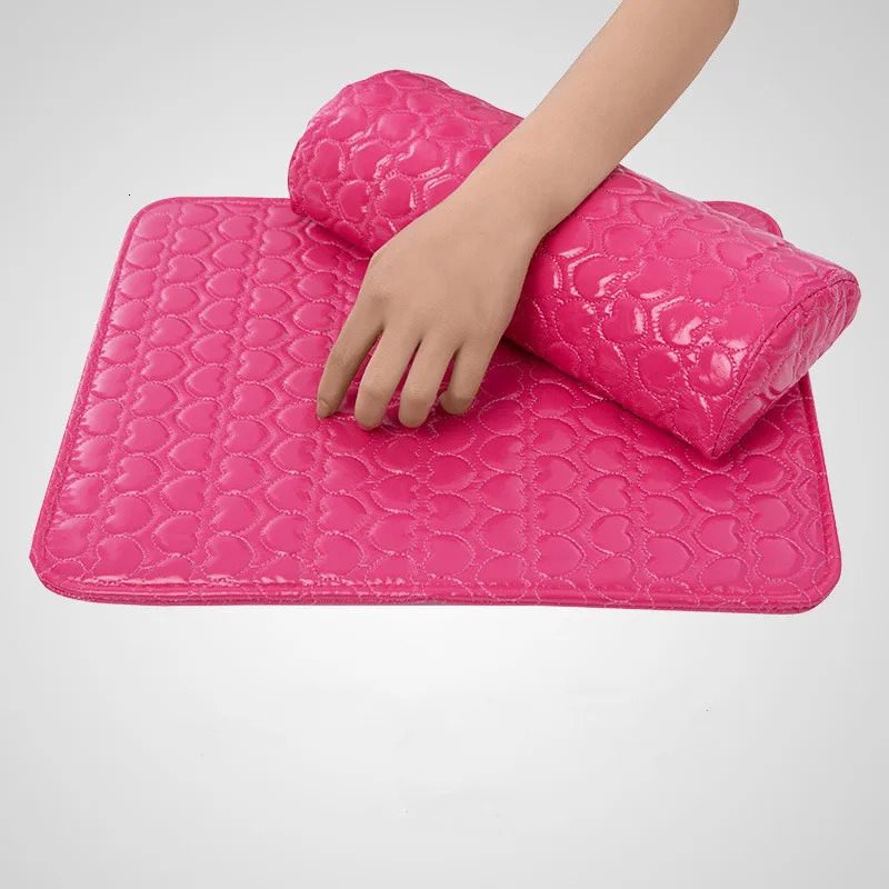2Pcs Semicircle Hand Rests Cushion Pillow Pad Set Nail Art Manicure Beauty Tool Manicure Art Mat Salon Equipment Supplies 250328