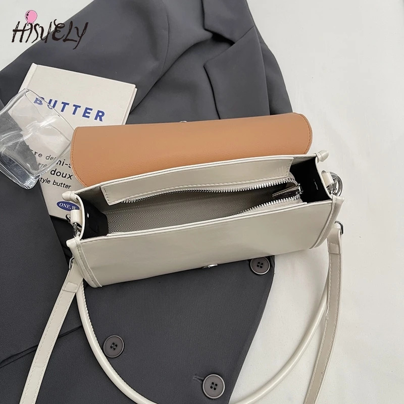 Mini solid color zipper PU leather shoulder bag for women Y2K casual cross body bag for women travel handbags and wallets 250402