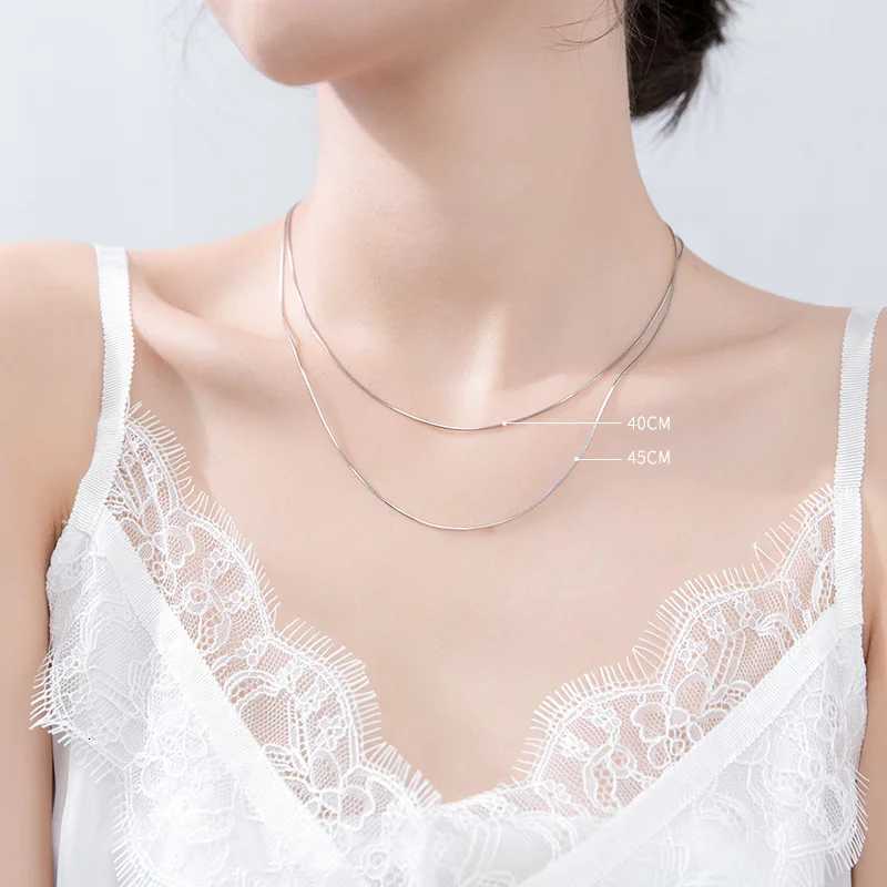 925 Sterling Silver 11mm Thin Rolo Chain Water Wave Chain Necklaces for Women Fashion Jewelry DIY Matching WholesaleXJ251104