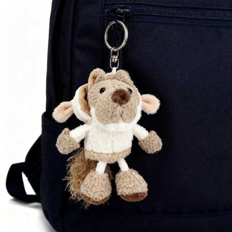 1-5PCS Plush Keychain Toy Cartoon Plush Doll Mini Keychain Pendant for Backpack Holiday Gifts Christmas Decorations C251104