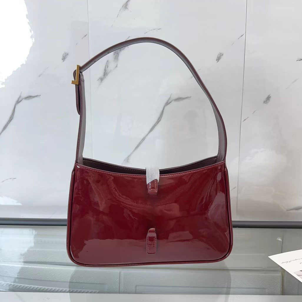 designer bag LE5A7 Hobo Luxury Bag Shoulder Bag Woc Envelope bag mini bag women handbag Patent Leather Crocodile Underarm bag multicolor Black cowhide purse