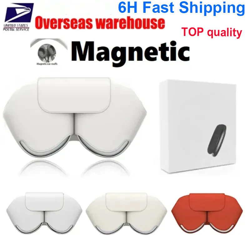 USA Stock for airpodmax headphones airpod max 2 3rd 4 bluetooth earbuds Headphone Accessories TPU Solid Silicone Protective case pro Maxs Headphones Headset Cases