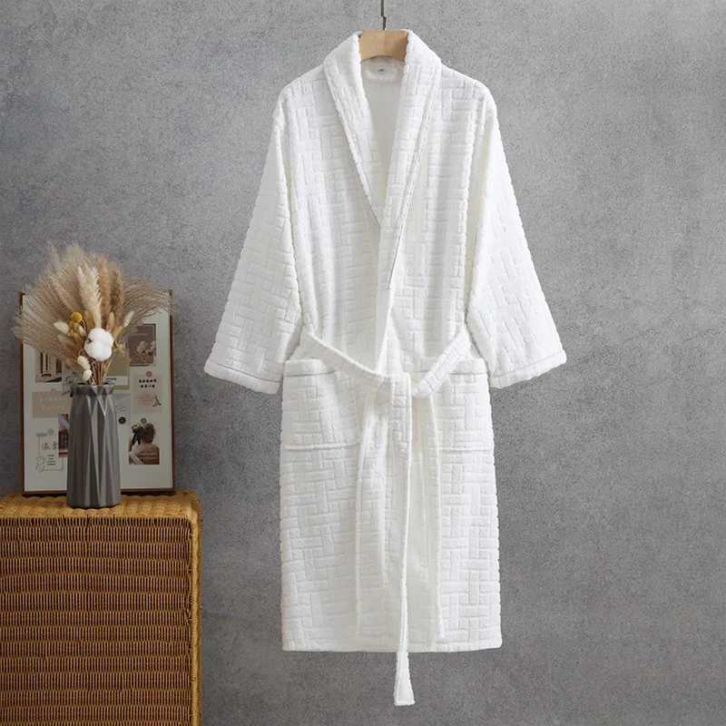 Couples 100 Cotton Terry Towel Bathrobe Robe Man And Women Kimono Dressing Gown Sleepwear Water Uptake Hotel Swimming Robe C251104
