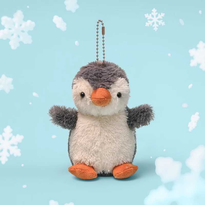 10cm Cute Animal Stuffed Plush Keychains Penguin Frog Bear Turtle Soft Toy Charms for Bags Decor Ideal Kids Women Birthday Gifts C251104