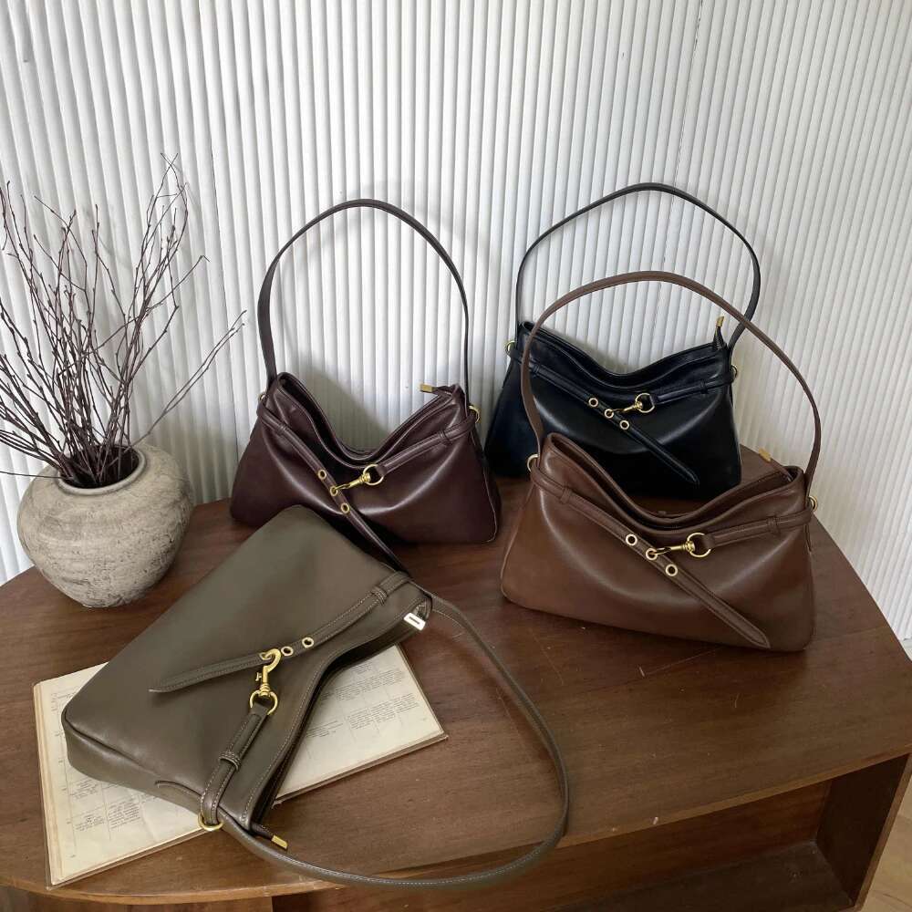 2025 New Genuine Leather Handbag And Saddle Women Bags Underarm Lady Purse Shoulder Messenger Mini Bag Daily Pouch