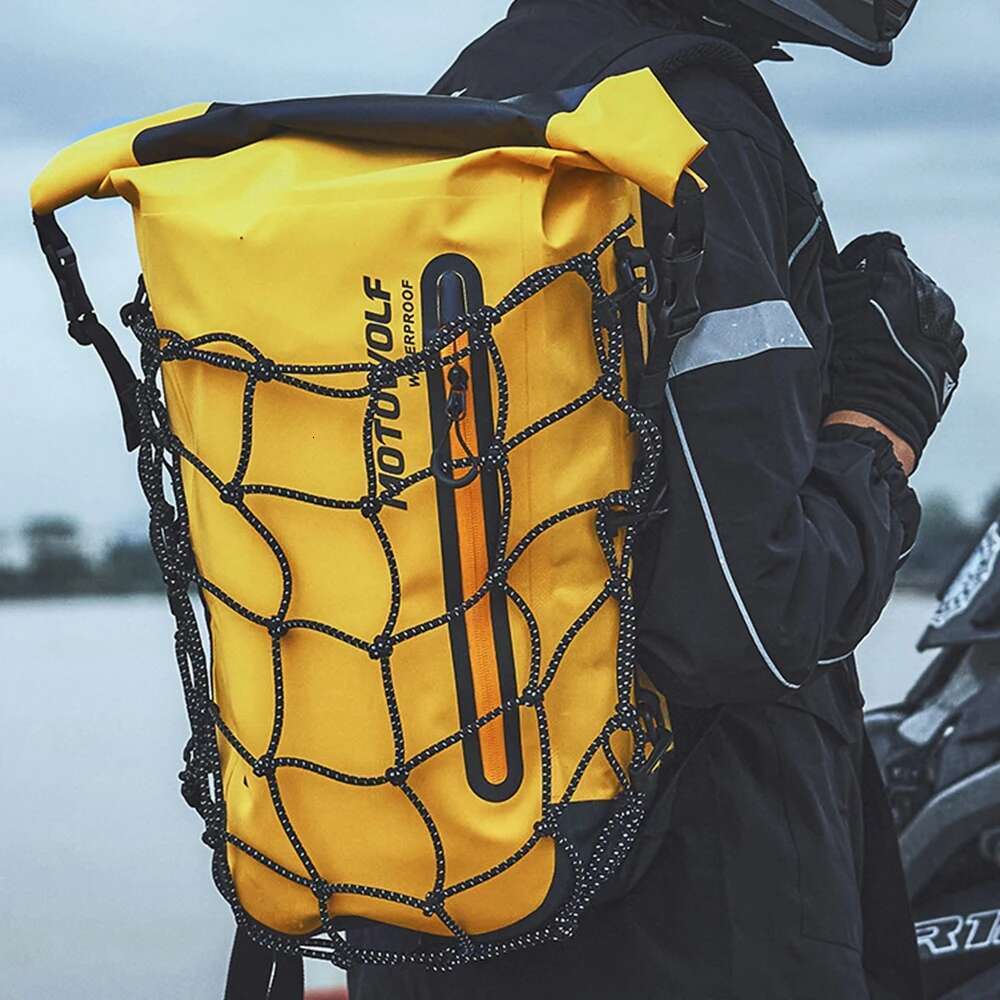 Men Women Waterproof Full Face Backpack Rider Reflective Travel Bag Motorcycle Helmet Bags