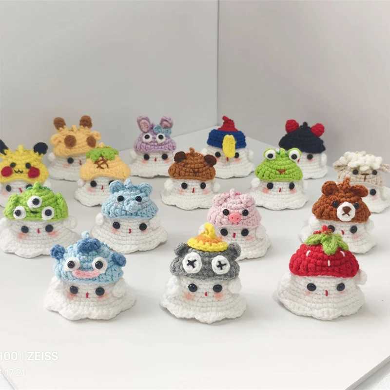 Cartoon Little Hand Woven Pendant Keychain Novelty Creative Car Keychain Backpack Decoration AccESSories Halloween GiftsW251103