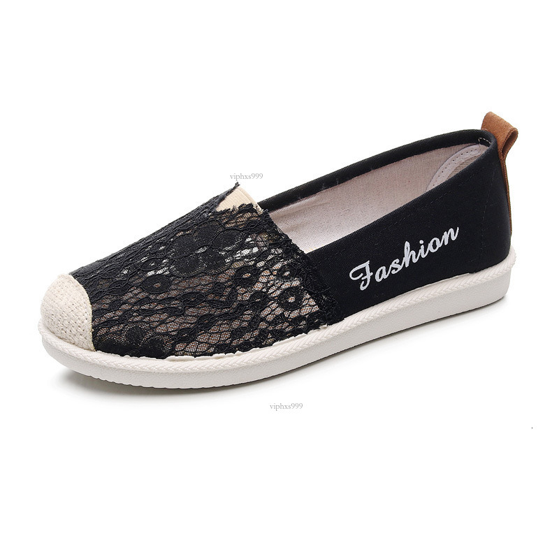 New Designer Sandals With Free Shipping Old Beijing Cloth Women's Hollow Out Breathable Mesh Anti Slip Soft Bottom One Step Fashion Versatile Sin