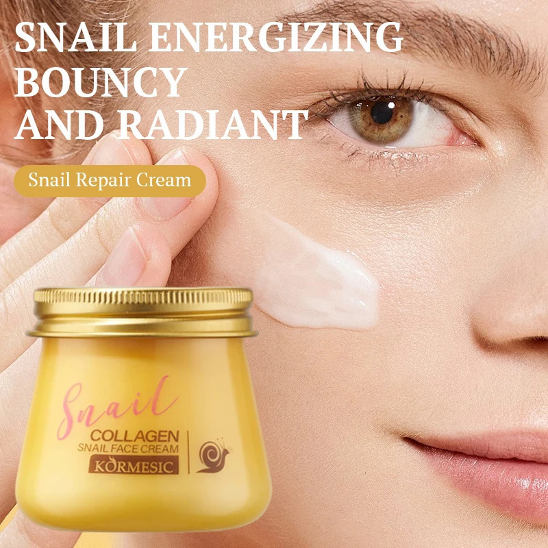 80g Snail Cream Nourish Improvement Dry Skin Smoothing Rejuvenation Fade Fine Line SkinCare Beauty Health 251030