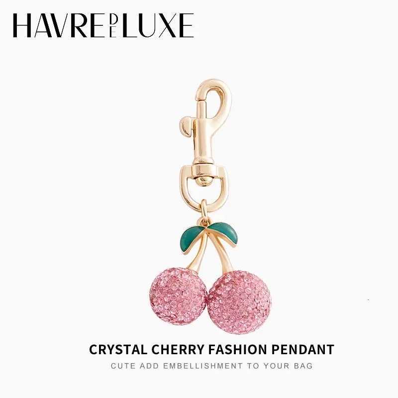 Cherry charm for womens handbag exquisite high-end fashion durable not easy to fade bag hanging bag accessoriesW251104