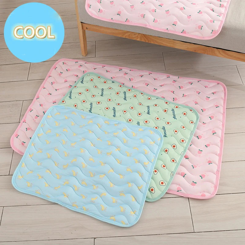 Summer pet mat Cool pet mat Cool cat and dog sofa mat cool ice silk cool breathable pet mat dog ice mat 250402