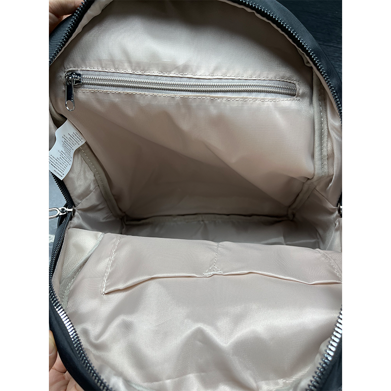 Women's Commuter Backpack, Minimalist & Lightweight, Water-Resistant Nylon Bag, Customizable Colors, Multi-Pocket Daily Travel Backpack- DH014