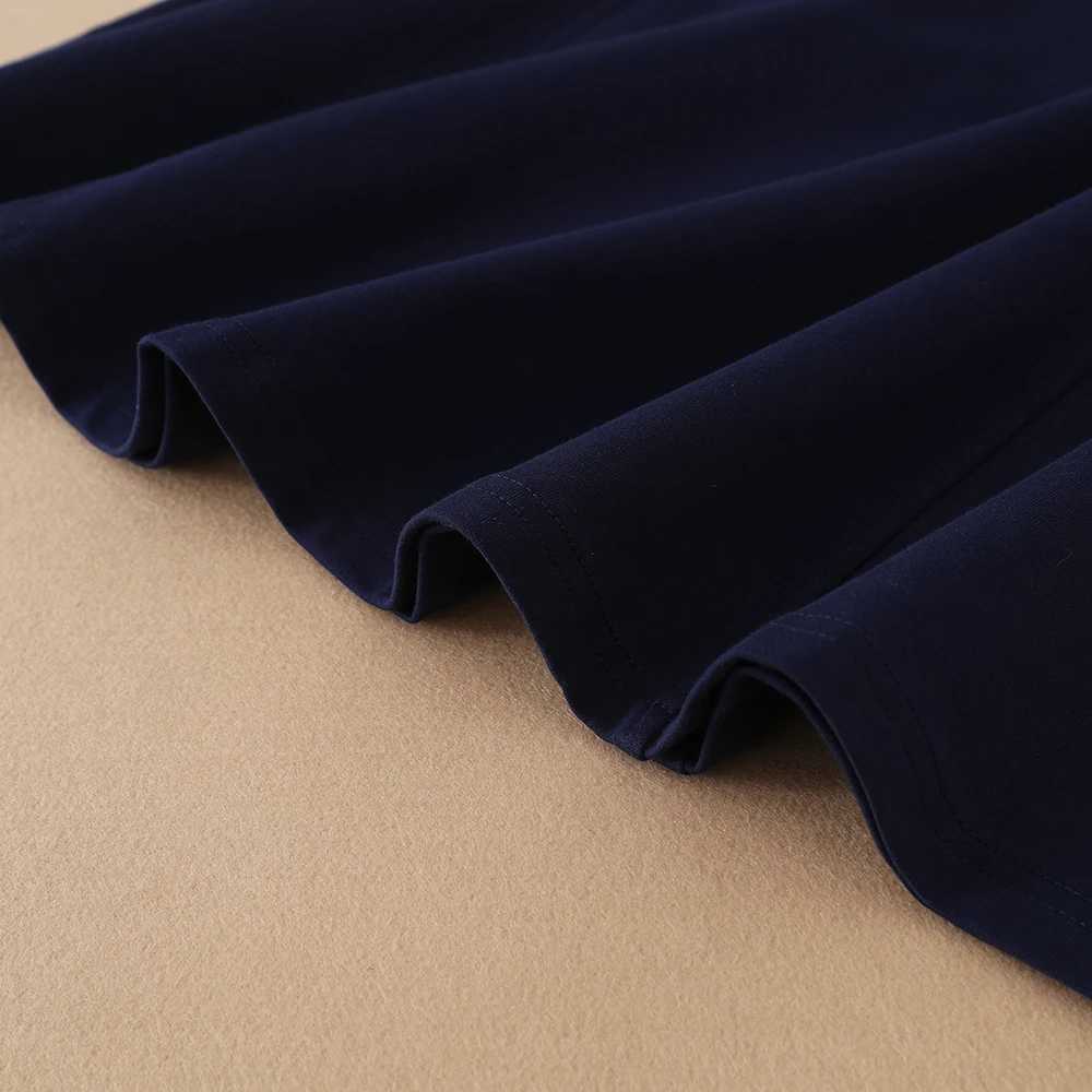 Girls Dresses 2025 Preppy Style Dresses Kids Ruffle Collar Long Sleeved Clothes Children Dresses with Bow for 5-12 Years C251104