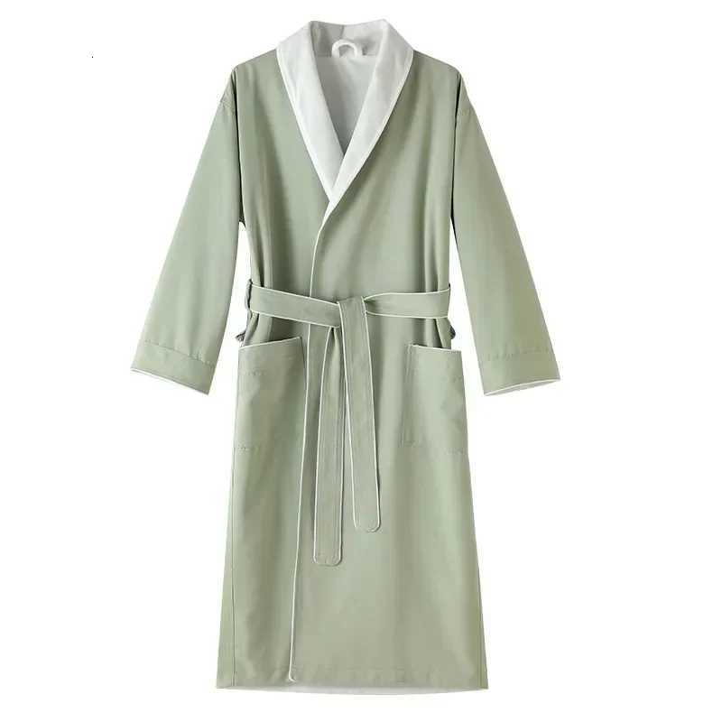 Five-star hotel bathrobe double-layer composite thickened hot spring yukata homestay pajama hotel bathrobe manufacturer C251104