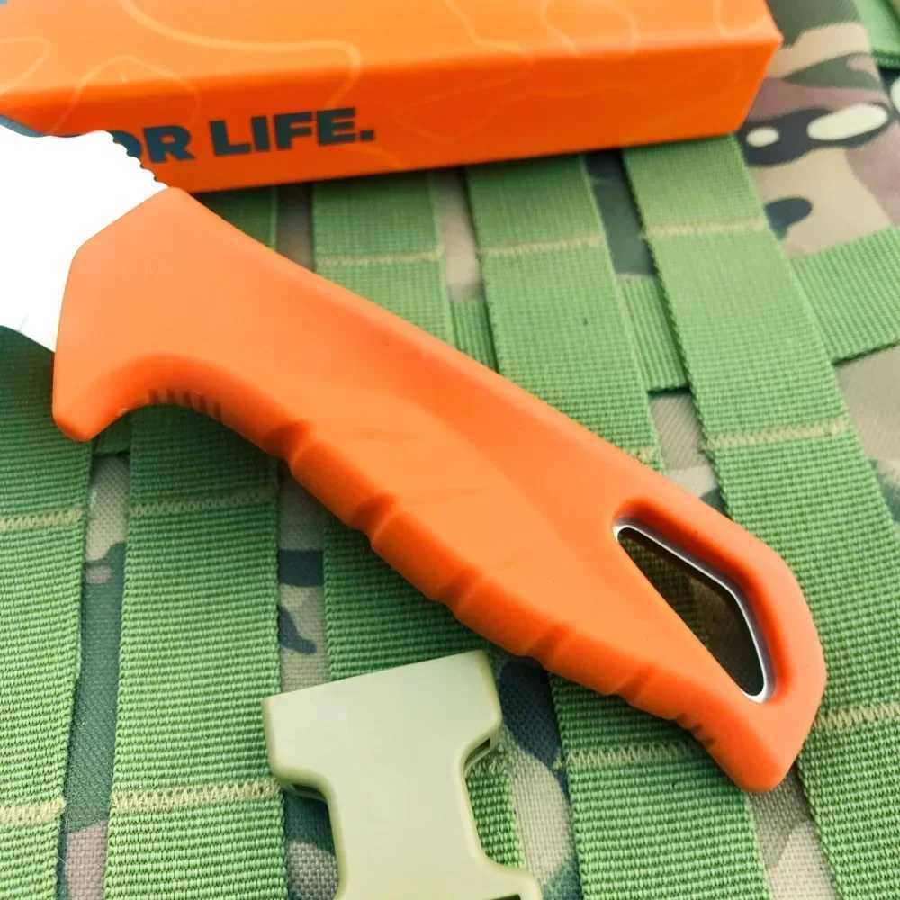 New BM 18040 Survival Fixed Blade Knife D2 Blade Nylon Fiber Handle Tactical Outdoor Knife EDC Hunting Camping Tool with SheathC250403
