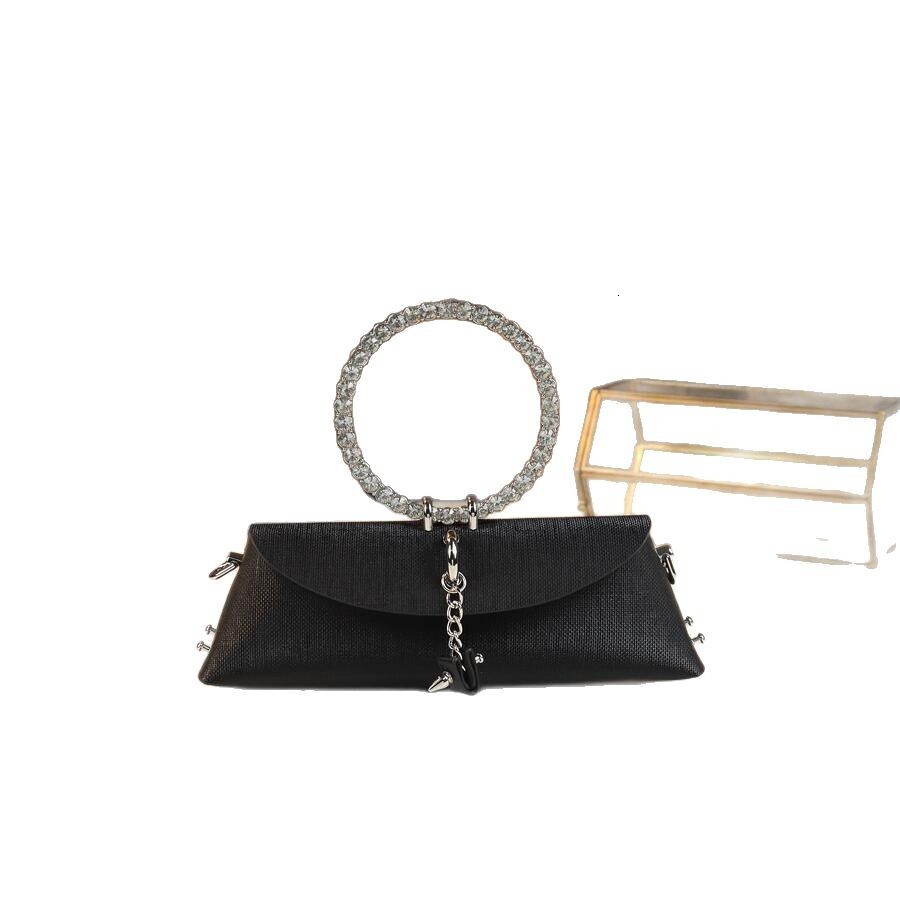 Ladies' Banquet Bag, Rhinestone 2024, Guangzhou Designer Wallet, Circular Handbag, Single Shoulder Crossbody Bag