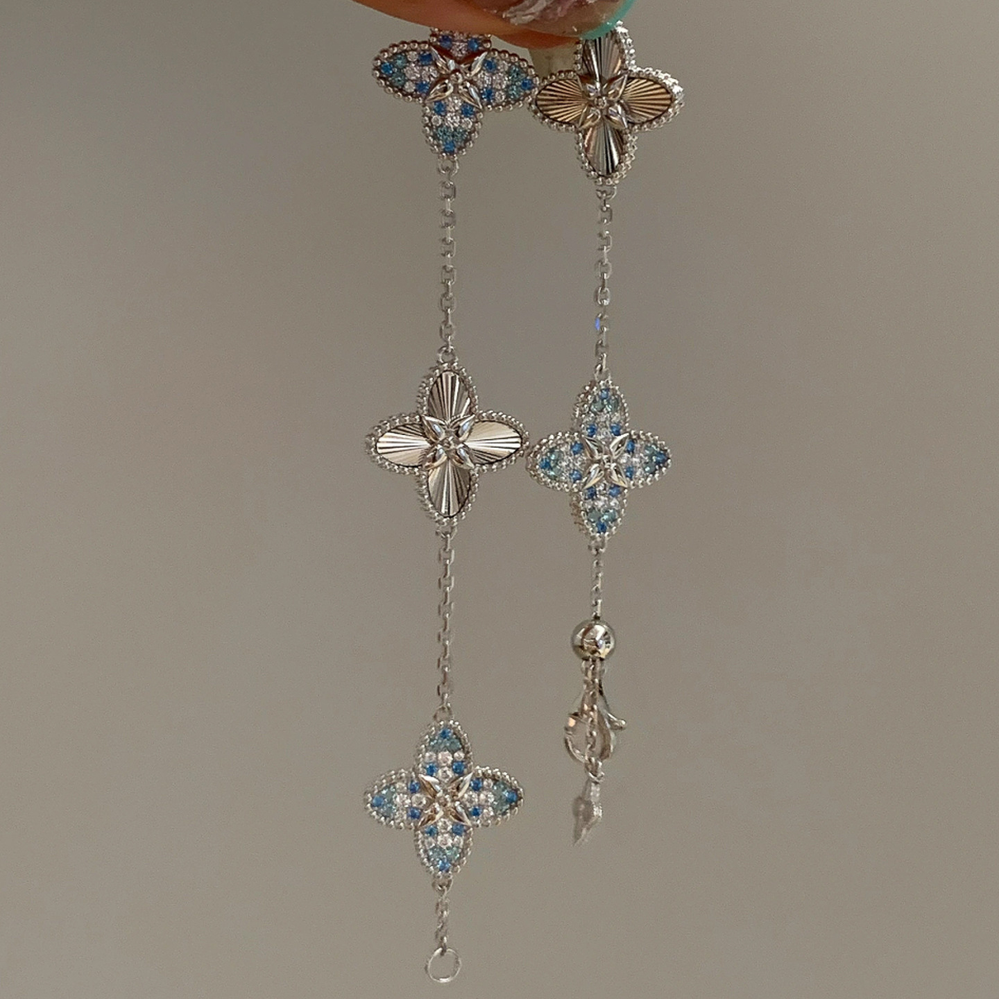 Korean Style Ins Zircon Flower Sweet Elegant Everyday Versatile Bracelet Light Luxury Niche Commuting Jewelry - view 3