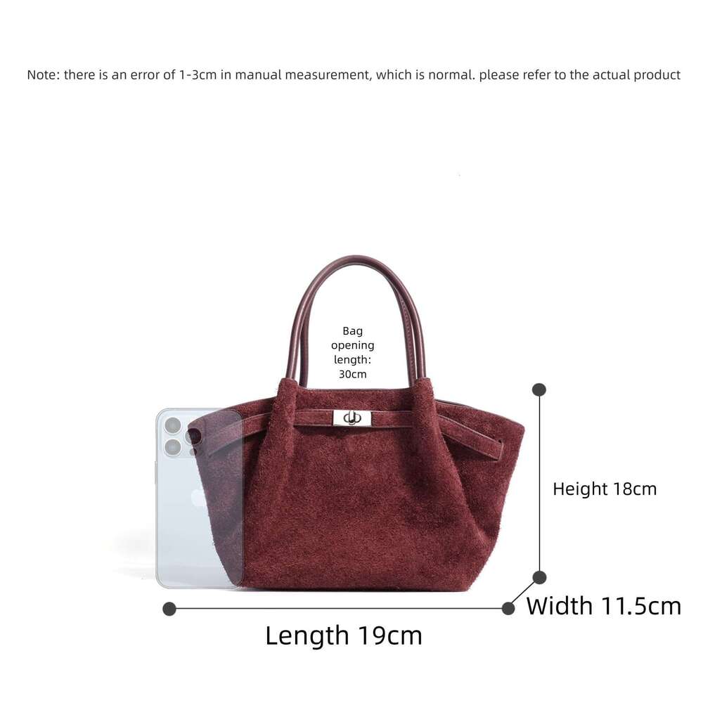 Luxury Bag Designer's New High-end Fashion Tote Commuter Versatile Leather Cross-body Women's Niche One Shoulder shatan