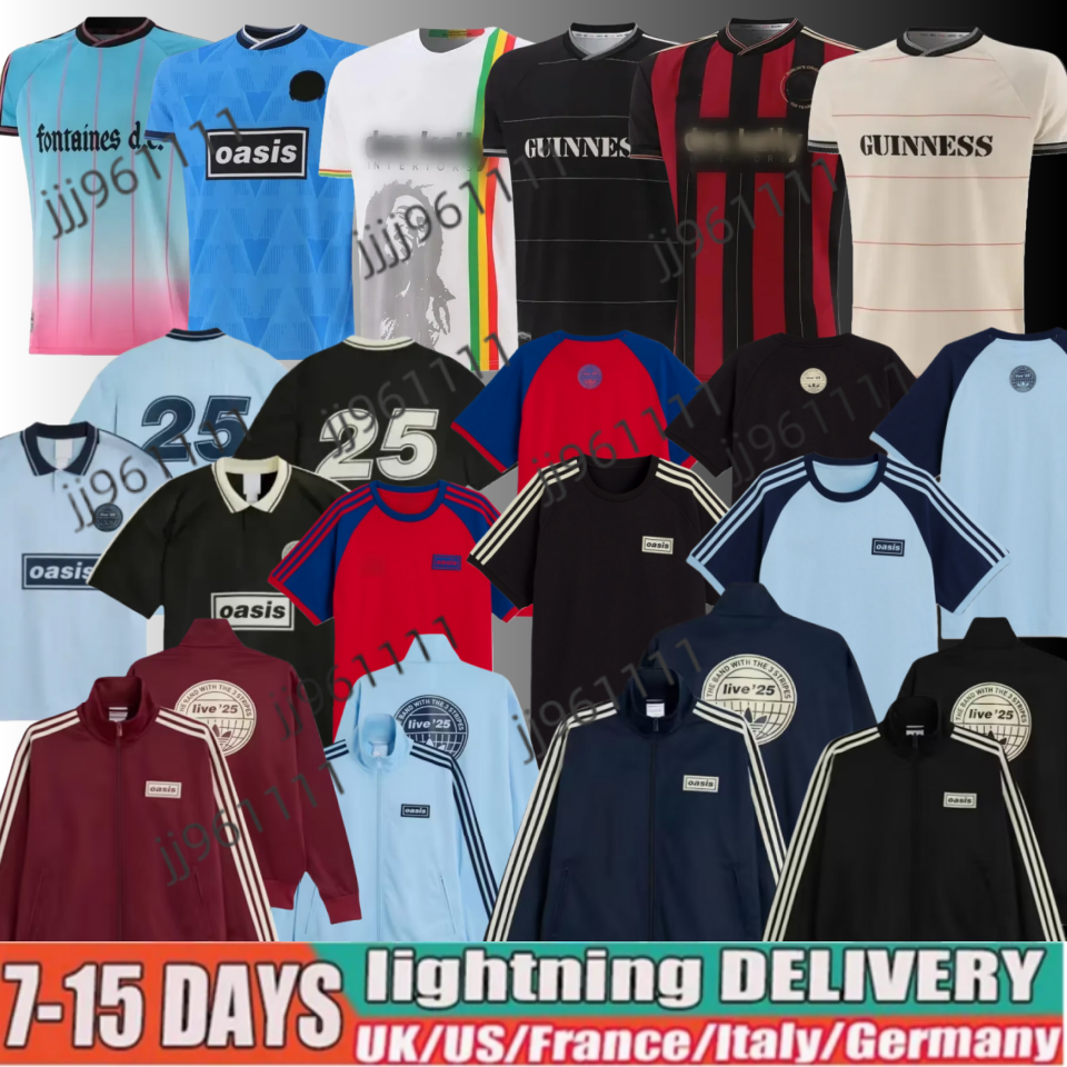 25 26 Bohemians Oasis Tour Live 2025 135th Anniversary Football Jersey 2025 2026 Camisetas HOME AWAY THIRD GOALKEEPER football shirt adult kids kits men 666888