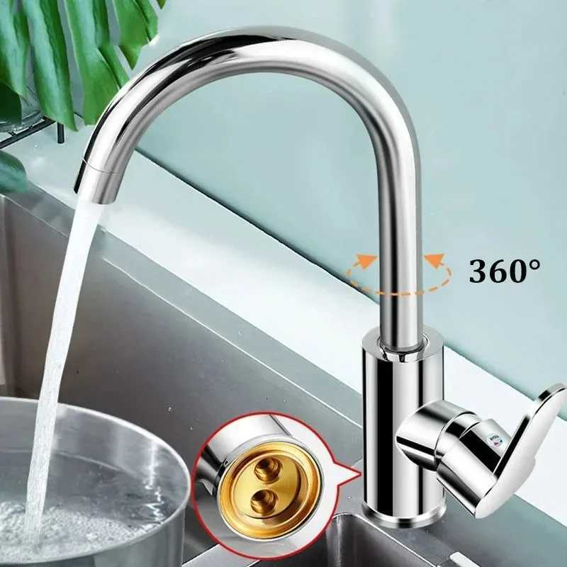 1pcs Kitchen Faucet Household Splash-proof Boo Hot And Cold Faucet Hot And Cold Vegetable Wash Basin Dishwashing Pool Sink Y251104