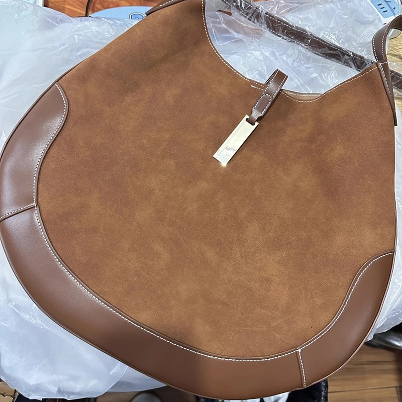 Suede Vintage Women Shoulder Bag Bags Ladies Large Capacity Tote Underarm 251103