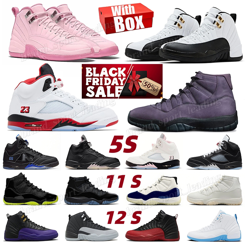 Basketball shoes 12s taxi Pearl Pink 5s Fire Red 35th Anniversary 11s Rare Canyon Purple designer shoes Sneakers With Box Trainer Sports Outdoor Shoe Trainers