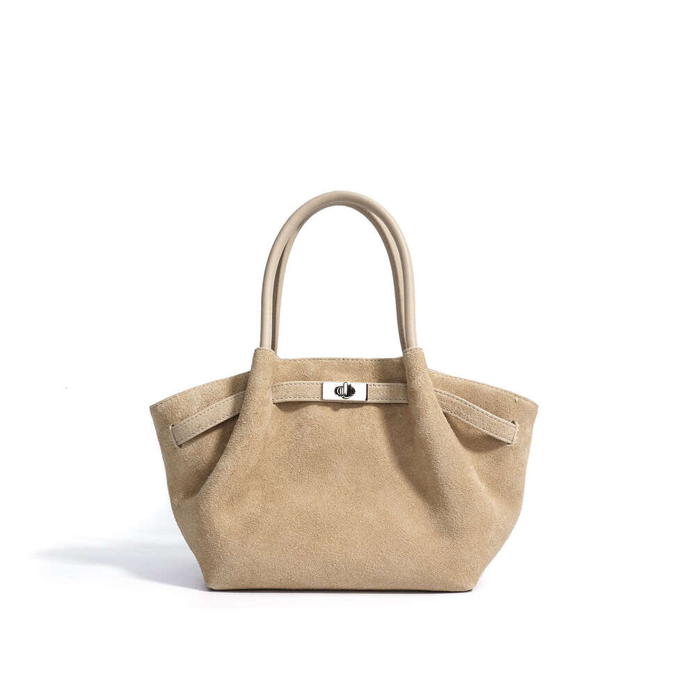 Luxury Bag Designer's New High-end Fashion Tote Commuter Versatile Leather Cross-body Women's Niche One Shoulder shatan