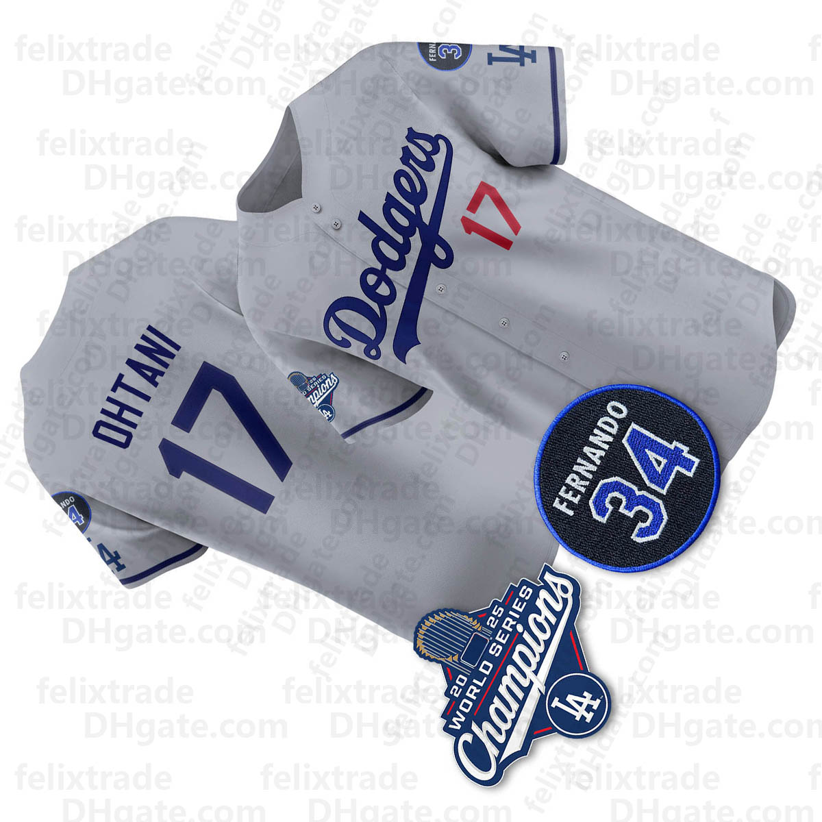 17 Shohei Ohtani Dodgers 2025 champion World Series Jerseys Yoshinobu Yamamoto Enrique Hernandez Freddie Freeman Mookie Betts Roki Sasaki custom