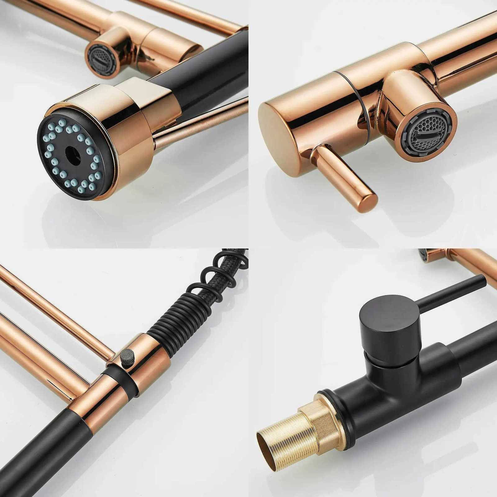 Kitchen Faucet with Pl Down Sprayer High Arc Single Handle Spring Kitchen Sink Faucet Y251104