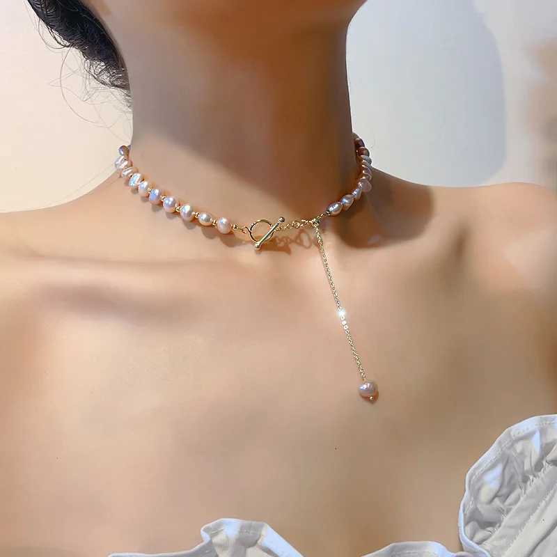 New Arrival Natural Baroque Pink Freshwater Pearl 14K Gold Filled Female Chains Necklace Jewelry For Women Valentines Day GiftsXJ251104