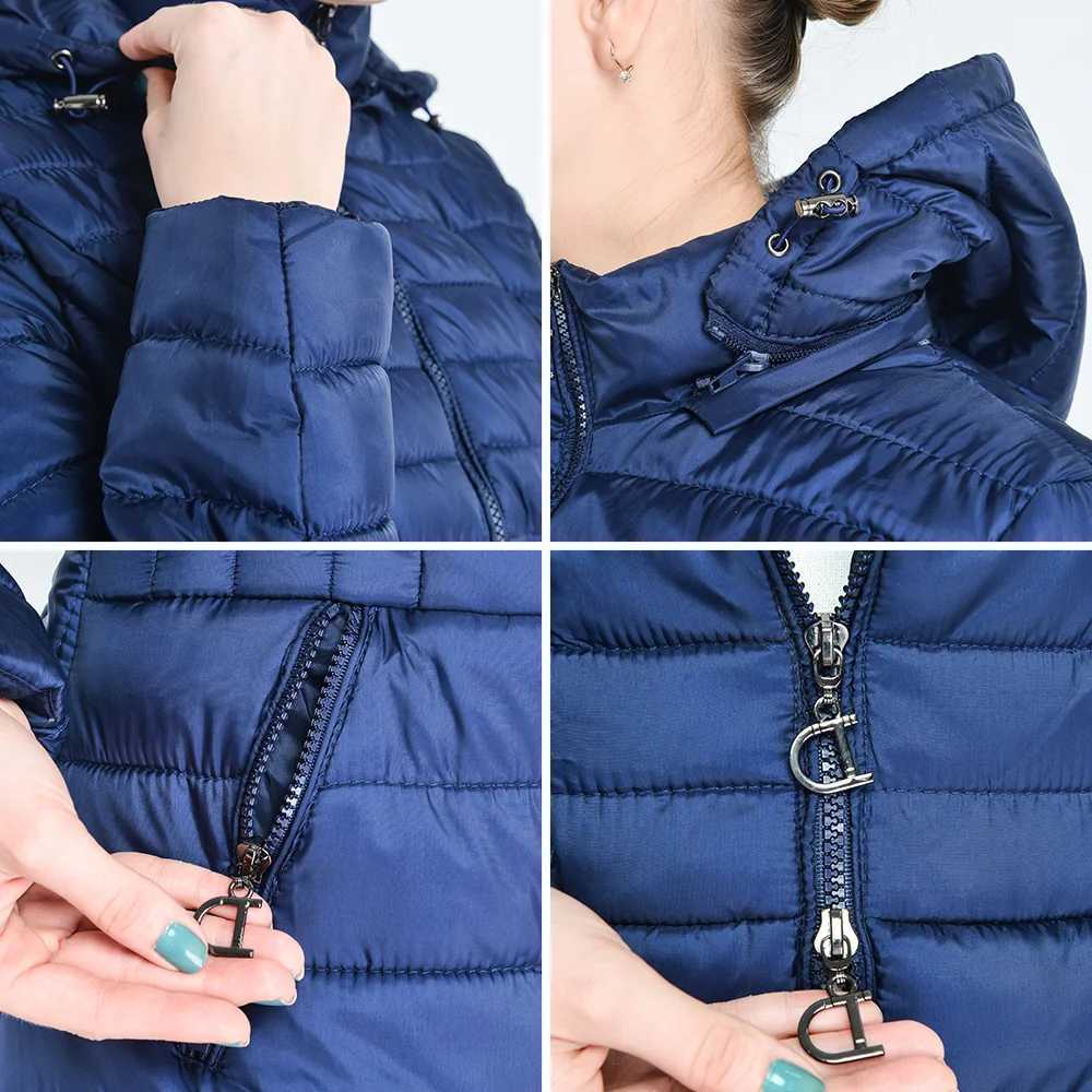 COUTUDI-Womens Winter Long Down Coat Slim Hooded Warm Jacket Padded Puffer Female Overcoat Womens Clothing Long Parkas J251104