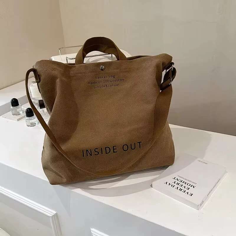 designer bag Women Canvas Tote Casual Shoulder Work Large Capacity Crossbody Top Handle Bag Multifunction Big Shopping Cross-body Handbag