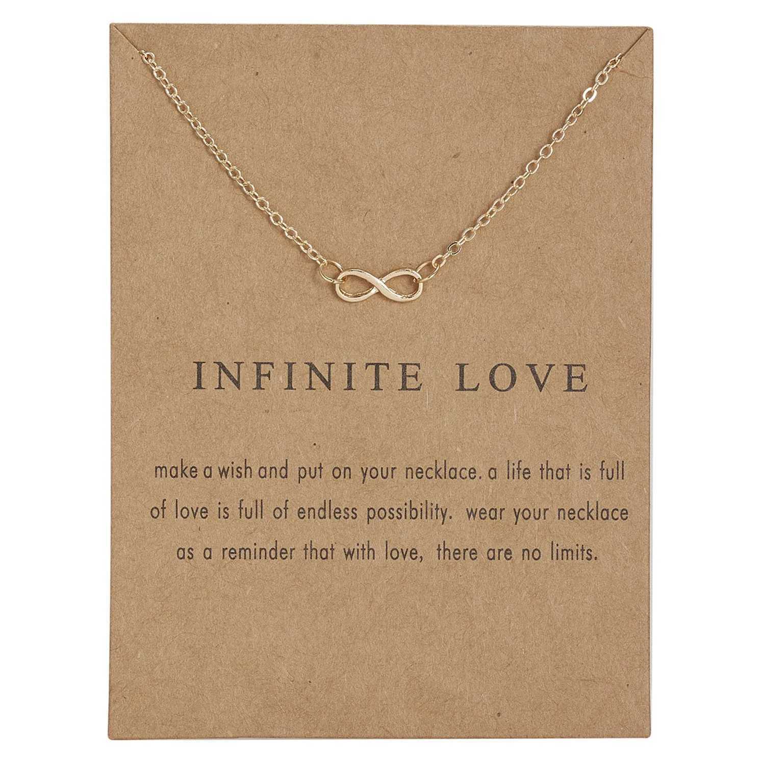 Minimalist Infinity Symbol Pendant Necklace for Women Delicate Silver Color Clavicle Chain Necklace Party Friendship JewelryXJ251104