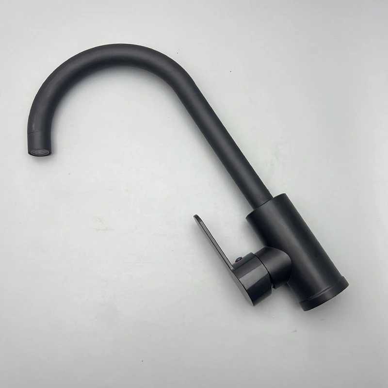 Chre Stainless Steel Single Handle Hot And Cold Mixer Water Tap Kitchen Faucet Sink Faucet Deck Mounted Bathro Faucet Y251104