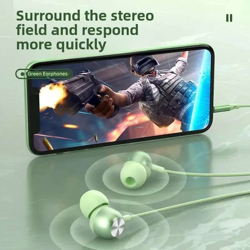Type C Headphones for S24 S23 S21 S22 Ultra Wired Earphones A53 A52 A34 A54 5G 3.5mm Jack Earbud Headset