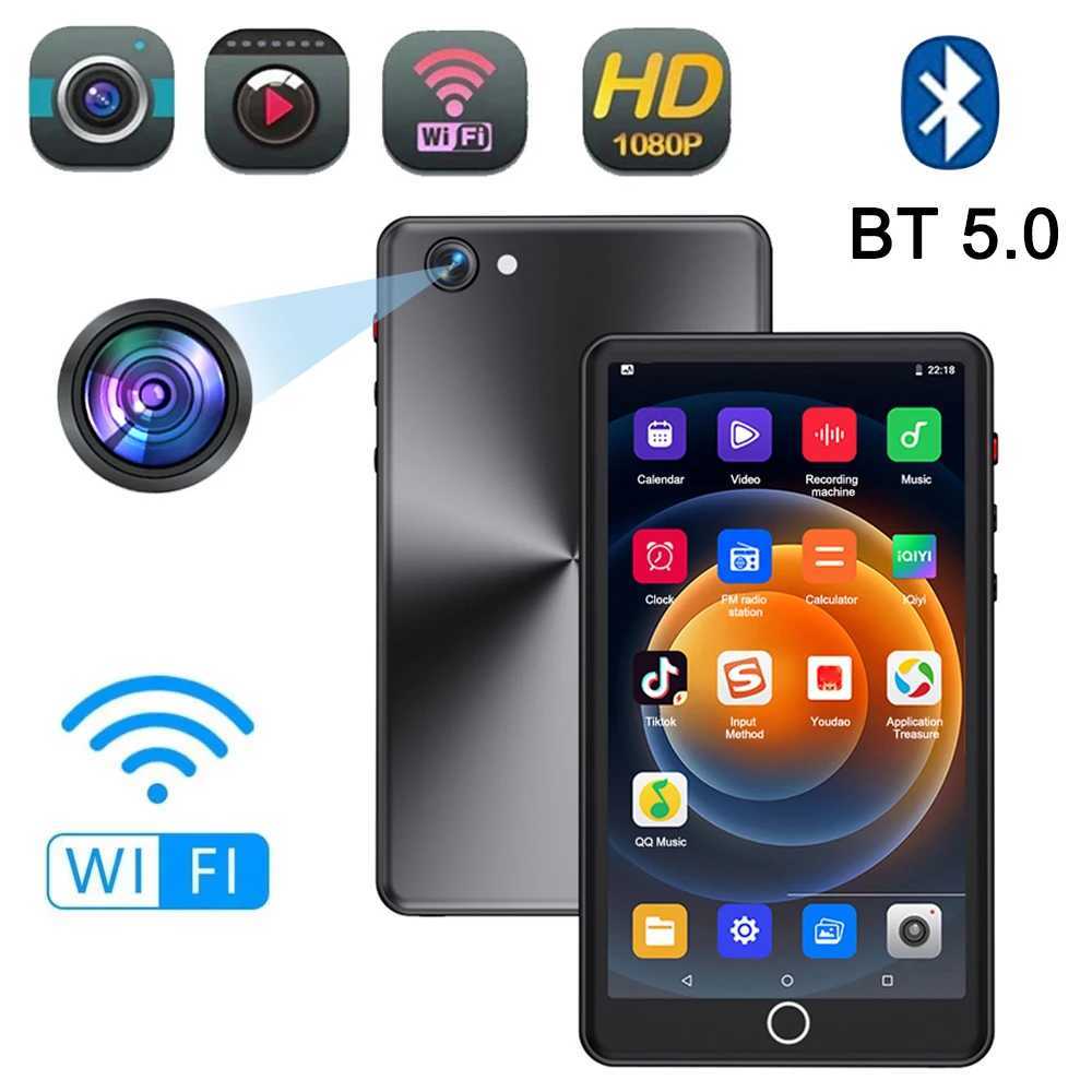 BT 5.0 Wifi MP4 player 4/5-inch touch with and WiFi MP3 music player with camera and built-in speaker supporting Android 8.1 Z250403