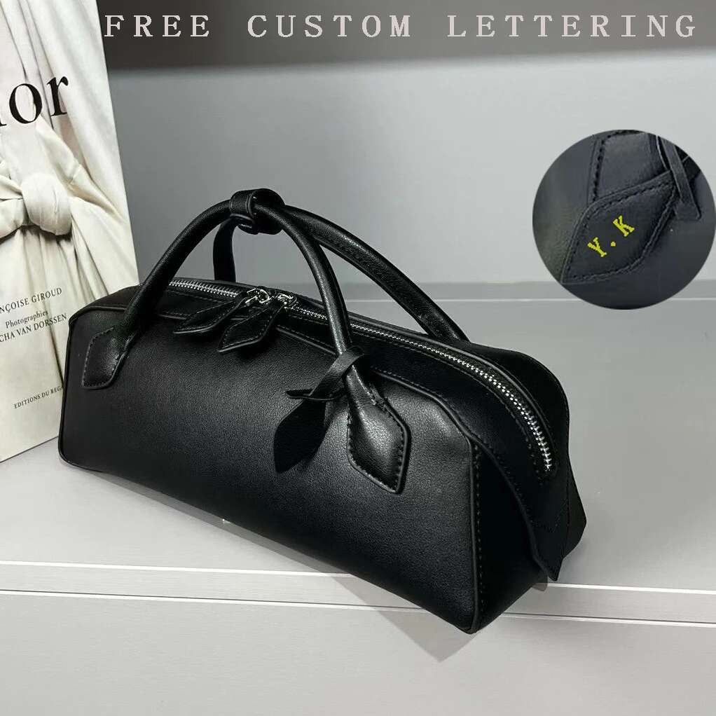 Genuine Leather Vintage Sausage Bag 2025 New Niche Design Ins Fashion Y2k High-Quality Cowhide Women's Simple Long Handbag